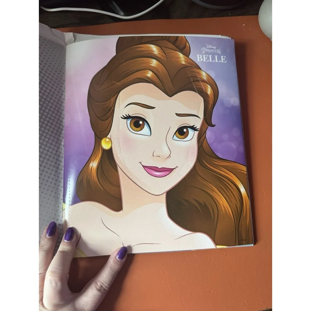 Disney Princess 3D Poster Craft Kit Kids Bedroom Wall Art Activity Set Belle